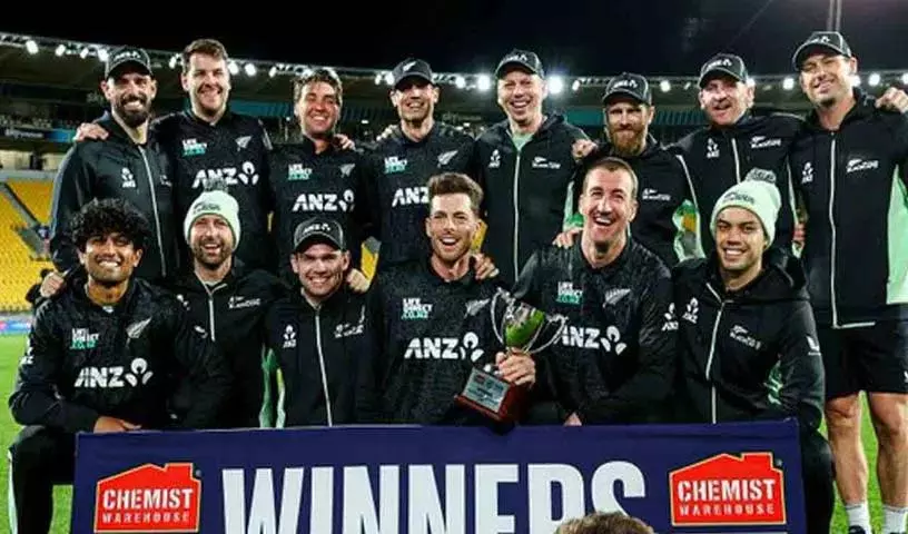लगातार 10वीं सीरीज में क्लीन स्वीप.. New Zealand वनडे में अपराजेय ताकत है..! लगातार 10वीं सीरीज में क्लीन स्वीप.. New Zealand वनडे में अपराजेय ताकत है..!