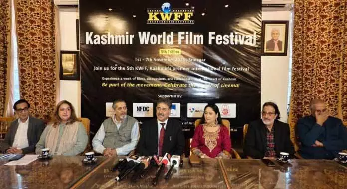Kashmir विश्व फिल्म महोत्सव का पांचवां संस्करण 1 नवंबर से Kashmir विश्व फिल्म महोत्सव का पांचवां संस्करण 1 नवंबर से