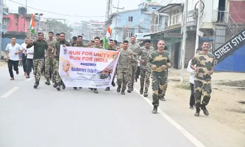 Manipur में तीन जिलों में रन फॉर यूनिटी के साथ राष्ट्रीय एकता दिवस मनाया गया