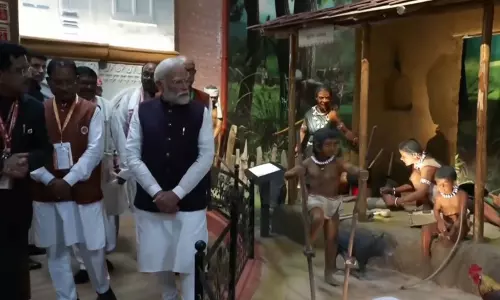 PM मोदी ने ट्राइबल म्यूजियम का किया उद्घाटन