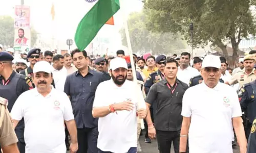 Haryana :  सीएम सैनी ने फतेहाबाद में ‘रन फॉर यूनिटी’ का नेतृत्व किया