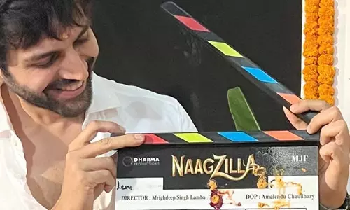 कार्तिक आर्यन ने Naagzilla की शूटिंग शुरू कर दी