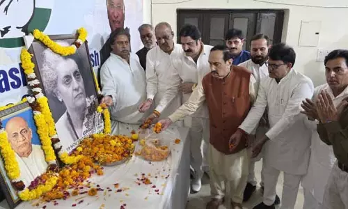 JAMMU: कांग्रेस ने इंदिरा गांधी और पटेल को याद किया