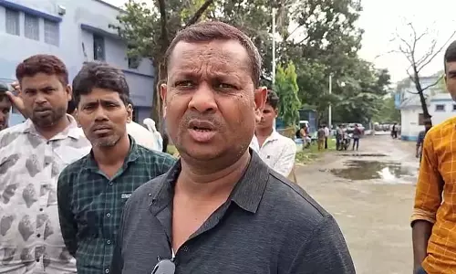 घर जाते समय व्यापारी को गोली मारी गई, Jalangi अस्पताल में मौत