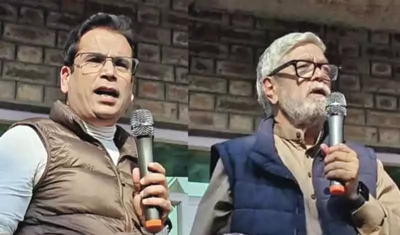 आगा सैयद महमूद, तनवीर सादिक ने बडगाम में चुनावी माहौल तैयार किया आगा सैयद महमूद, तनवीर सादिक ने बडगाम में चुनावी माहौल तैयार किया