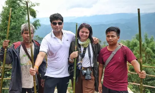 Meghalaya: केंद्रीय मंत्री सिंधिया ने एकीकृत सोहरा सर्किट विकास की आधारशिला रखी Meghalaya: केंद्रीय मंत्री सिंधिया ने एकीकृत सोहरा सर्किट विकास की आधारशिला रखी