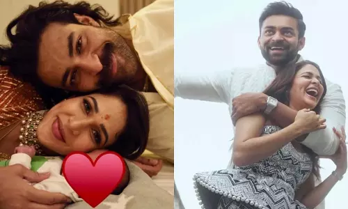 Varun Tej और लावण्या ने बेबी वायुव पिक्स के साथ दूसरी सालगिरह मनाई