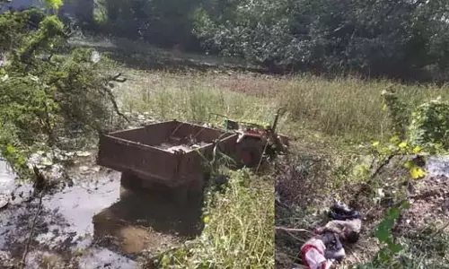 तेज रफ्तार ट्रैक्टर ने बाइक को मारी ठोकर, ग्रामीण की मौत