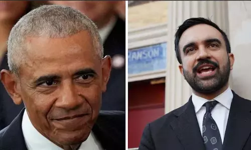 Obama ने न्यूयॉर्क मेयर पद के प्रमुख उम्मीदवार ज़ोहरान ममदानी को समर्थन की पेशकश की Obama ने न्यूयॉर्क मेयर पद के प्रमुख उम्मीदवार ज़ोहरान ममदानी को समर्थन की पेशकश की