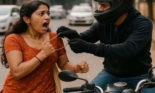 रायपुर में तड़के सुबह महिला से चेन स्नेचिंग, बाइक पर आये थे आरोपी