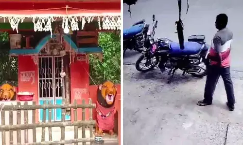 एक ही रात में चार मंदिरों में चोरों ने की चोरी, सोने के आभूषण और मुकुट गायब