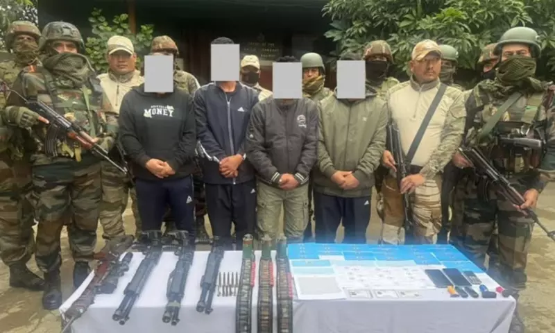 Manipur में 48 घंटे की कार्रवाई में केसीपी के नौ कार्यकर्ता गिरफ्तार, हथियार जब्त Manipur में 48 घंटे की कार्रवाई में केसीपी के नौ कार्यकर्ता गिरफ्तार, हथियार जब्त