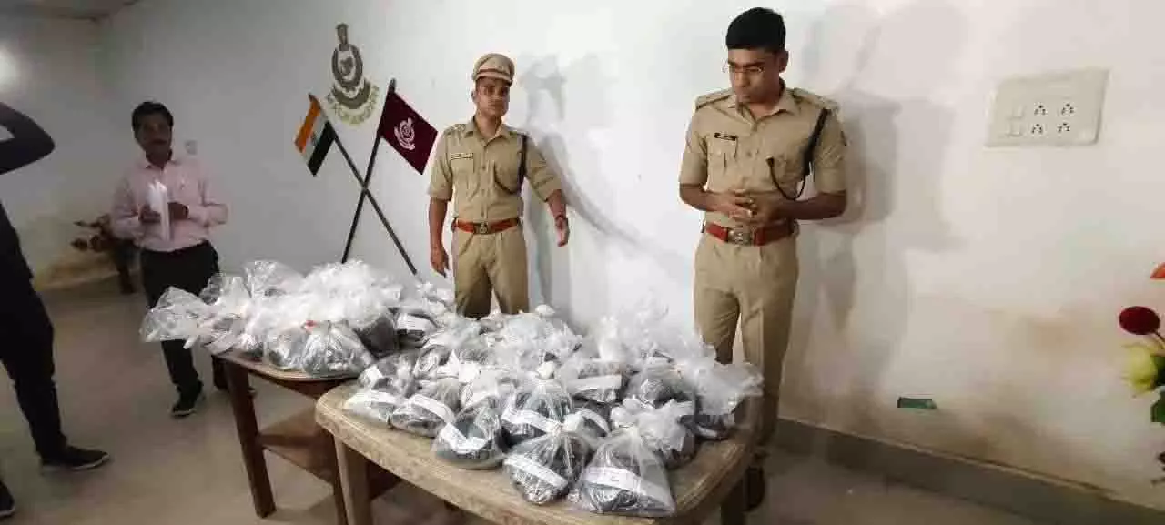 Odisha में 8 करोड़ रुपये मूल्य की 60 किलोग्राम ड्रग्स जब्त Odisha में 8 करोड़ रुपये मूल्य की 60 किलोग्राम ड्रग्स जब्त