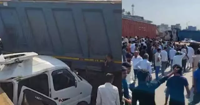 राजस्थान में ट्रक ने कई गाड़ियों को टक्कर मारी; 12 लोगों की मौत राजस्थान में ट्रक ने कई गाड़ियों को टक्कर मारी; 12 लोगों की मौत