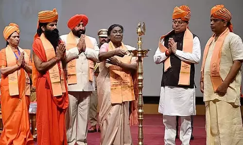 पतंजलि यूनिवर्सिटी के 64% ग्रेजुएट महिलाएं हैं: राष्ट्रपति द्रौपदी मुर्मू ने तारीफ़ की