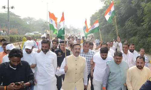 सरदार पटेल के सम्मान में Karnal निवासियों ने निकाला एकता मार्च सरदार पटेल के सम्मान में Karnal निवासियों ने निकाला एकता मार्च