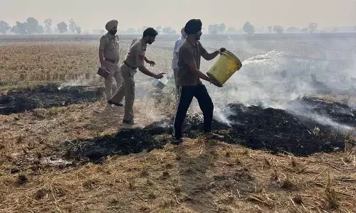 Ludhiana: पराली जलाने वाले किसानों के खिलाफ प्रशासन ने कड़ा रुख अपनाया