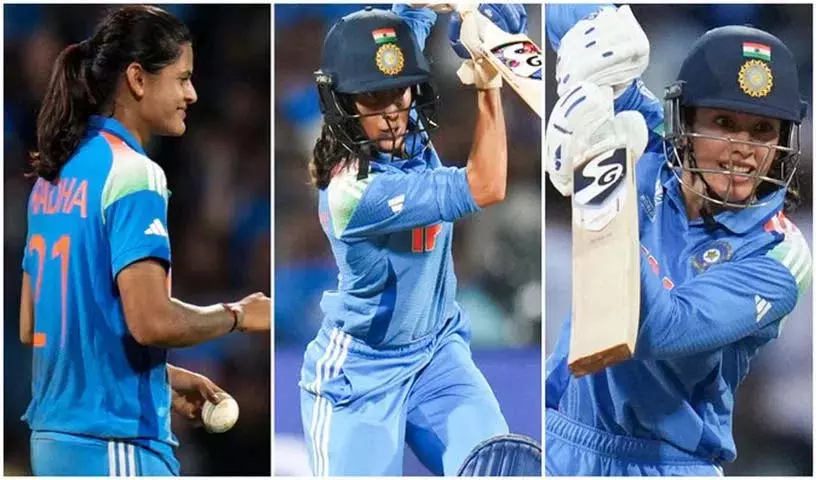 मराठा सरकार तीन महिला क्रिकेटरों को सम्मानित करेगी..! मराठा सरकार तीन महिला क्रिकेटरों को सम्मानित करेगी..!