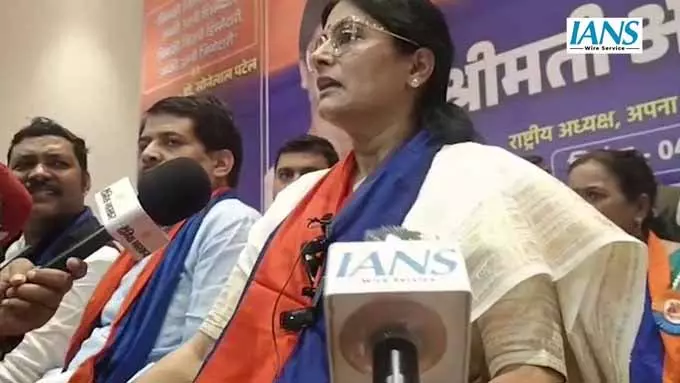 केंद्रीय मंत्री अनुप्रिया पटेल का विपक्ष पर हमला केंद्रीय मंत्री अनुप्रिया पटेल का विपक्ष पर हमला