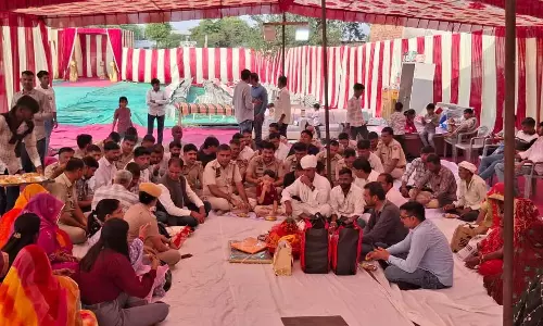 पुलिस थाने के स्टाफ ने अनोखी मिसाल पेश की पुलिस थाने के स्टाफ ने अनोखी मिसाल पेश की