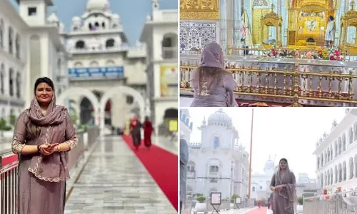 विधायक भावना बोहरा ने पटना साहिब में माथा टेककर सरबत के भले की अरदास की विधायक भावना बोहरा ने पटना साहिब में माथा टेककर सरबत के भले की अरदास की