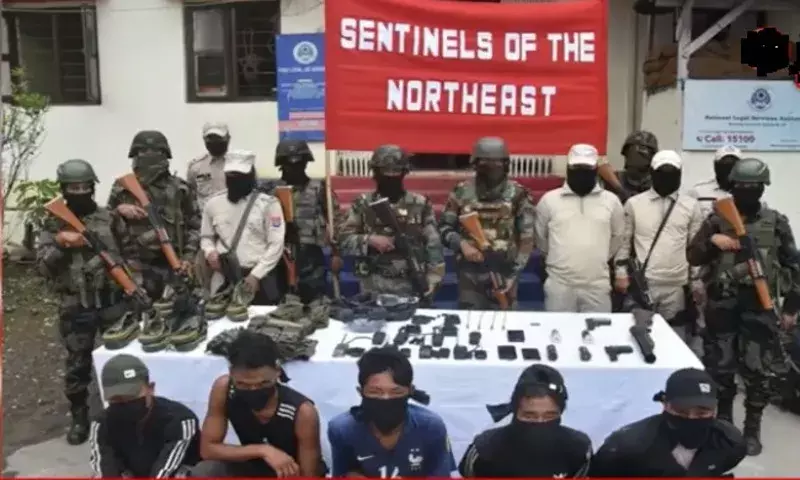 Manipur: चुराचांदपुर में खूनी मुठभेड़ के बाद यूएनकेए के 6 कार्यकर्ता गिरफ्तार Manipur: चुराचांदपुर में खूनी मुठभेड़ के बाद यूएनकेए के 6 कार्यकर्ता गिरफ्तार