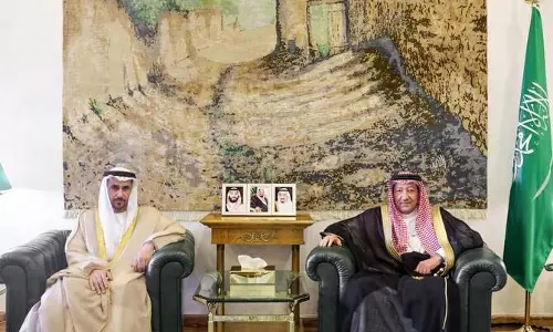 Riyadh में सऊदी उप विदेश मंत्री की UAE राजदूत और जर्मन दूत से अलग-अलग मुलाकातें