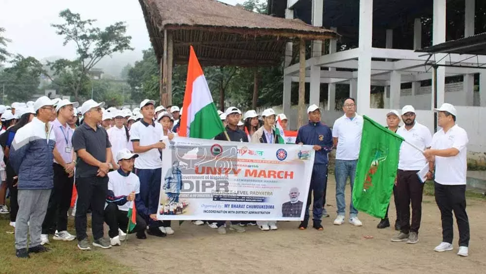 Nagaland एकता मार्च ने चुमौकेदिमा में सरदार पटेल की जयंती मनाई