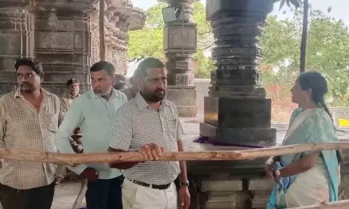 हजार स्तंभ मंदिर में कार्तिक पूर्णिमा की तैयारियां पूरी