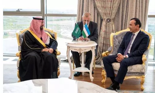 Saudi और उज़्बेकिस्तान संस्कृति मंत्रियों ने कल्चरल सहयोग मजबूत करने पर जोर दिया Saudi और उज़्बेकिस्तान संस्कृति मंत्रियों ने कल्चरल सहयोग मजबूत करने पर जोर दिया