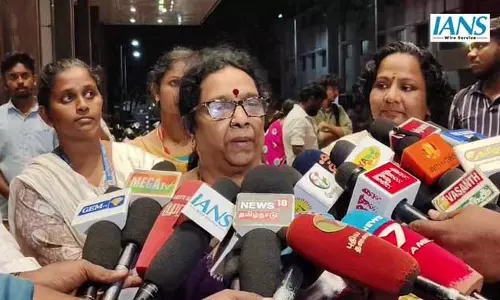 तमिलनाडु महिला आयोग प्रमुख ने पीड़िता से की मुलाकात