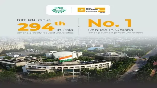 KIIT ने QS एशिया यूनिवर्सिटी रैंकिंग 2026 में उत्कृष्ट प्रदर्शन किया, संस्थापक अच्युत सामंत ने KIIT परिवार को दी बधाई KIIT ने QS एशिया यूनिवर्सिटी रैंकिंग 2026 में उत्कृष्ट प्रदर्शन किया, संस्थापक अच्युत सामंत ने KIIT परिवार को दी बधाई