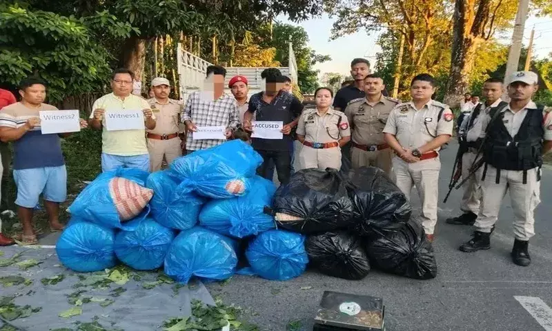 Assam: 3 करोड़ रुपये मूल्य का 309.78 किलोग्राम गांजा जब्त, दो गिरफ्तार