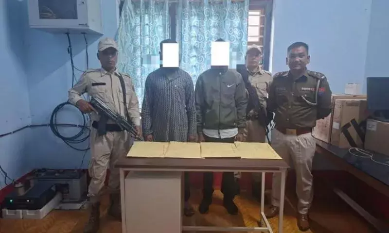 Manipur पुलिस ने दो ड्रग तस्करों को गिरफ्तार किया, 2 किलो ब्राउन शुगर जब्त