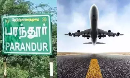 Parandur Greenfield हवाई अड्डा परियोजना के लिए 1,000 एकड़ भूमि अधिग्रहित Parandur Greenfield हवाई अड्डा परियोजना के लिए 1,000 एकड़ भूमि अधिग्रहित