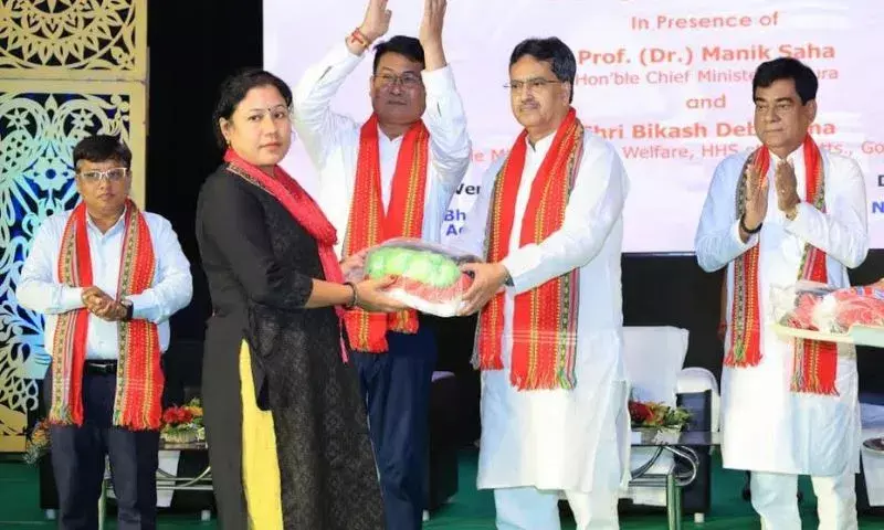 Tripura CM ने कहा — विकास करने वालों पर विश्वास रखें, वादों पर नहीं