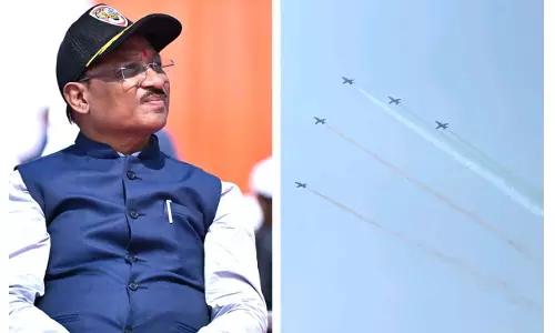 नवा रायपुर का आसमान भारतीय वायुसेना के शौर्य और पराक्रम का साक्षी बना