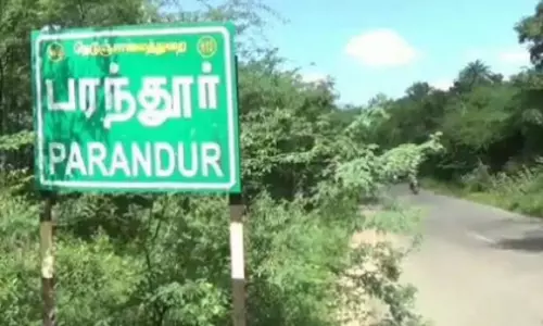 Chennai में परंदूर हवाई अड्डे के लिए भूमि अधिग्रहण में तेजी