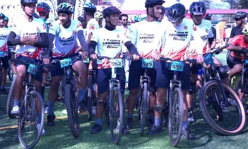 Tour de Sanawar में 200 साइकिल चालकों ने कठिन रास्तों पर विजय प्राप्त की