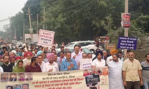 Nabha में दुर्घटना-प्रवण सर्कुलर रोड पर निवासियों ने सुरक्षा उपायों की मांग की