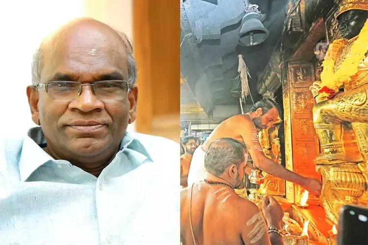 सबरीमाला सोना चोरी मामला तीसरे आरोपी एन वासु को सोने की प्लेटों पर तांबे का निशान लगाने का आदेश सबरीमाला सोना चोरी मामला तीसरे आरोपी एन वासु को सोने की प्लेटों पर तांबे का निशान लगाने का आदेश