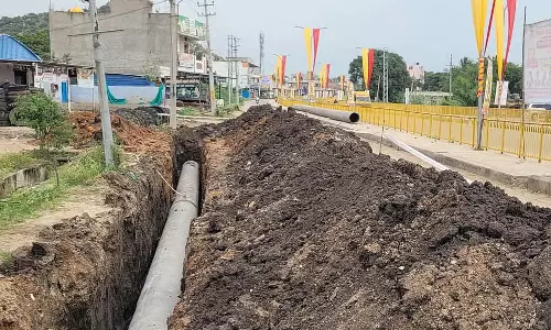पीने के पानी की पाइपलाइन के काम में धीमी प्रगति: लोगों के लिए एक बड़ी परेशानी