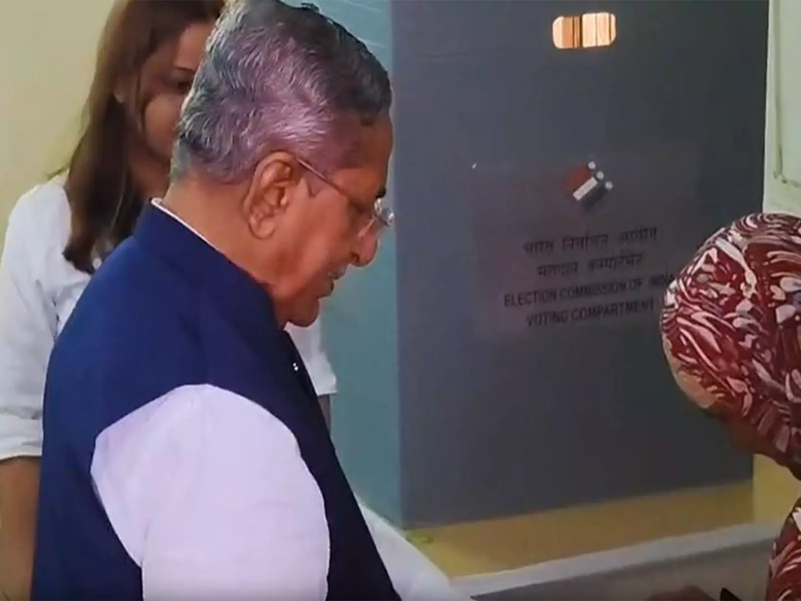 बिहार विधानसभा अध्यक्ष नंद किशोर यादव ने पटना साहिब में किया मतदान बिहार विधानसभा अध्यक्ष नंद किशोर यादव ने पटना साहिब में किया मतदान