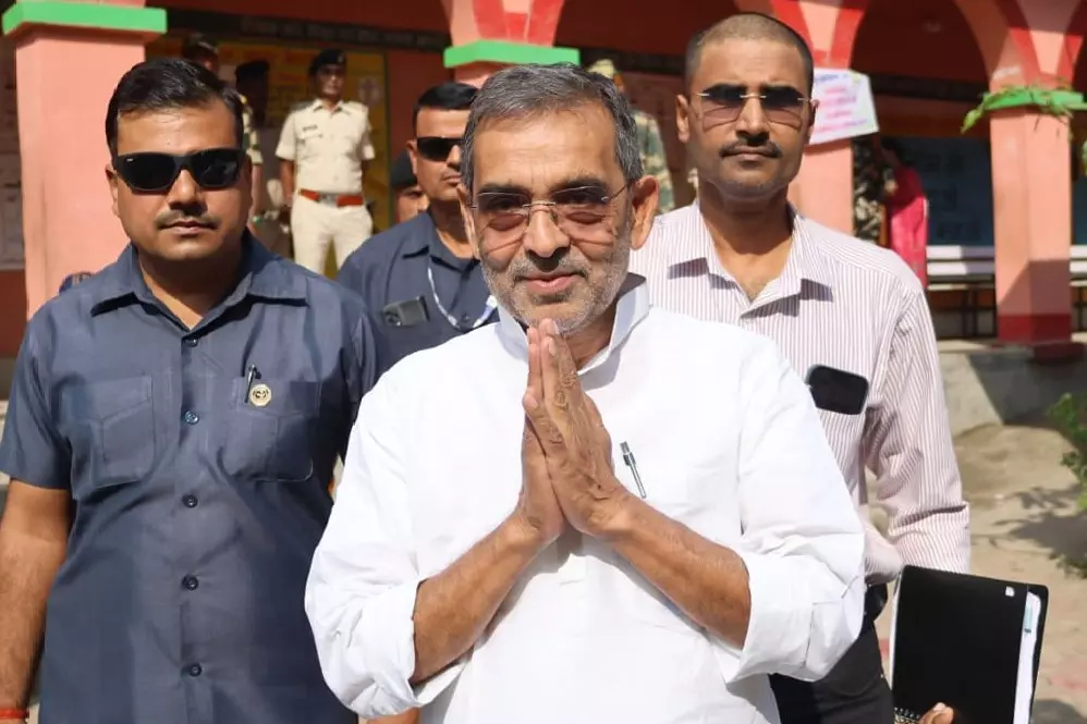लोग उम्मीद से ज़्यादा एनडीए के पक्ष में वोट कर रहे हैं: उपेंद्र कुशवाहा लोग उम्मीद से ज़्यादा एनडीए के पक्ष में वोट कर रहे हैं: उपेंद्र कुशवाहा