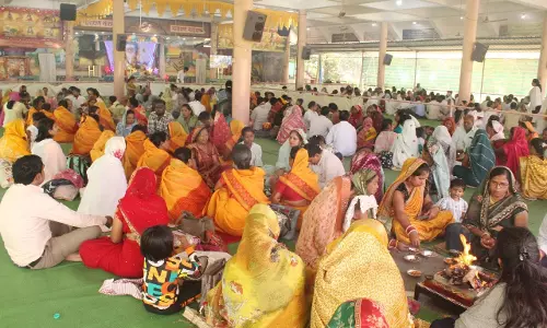 122 दिनों से चल रहे श्री आशारामायण पाठ का हुआ भव्‍य समापन