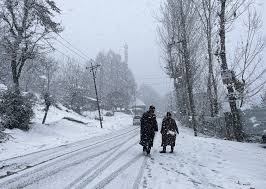 Kashmir में बर्फबारी का एक और दौर, पारा 3 डिग्री सेल्सियस गिरा