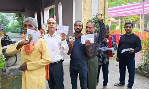 बिहार चुनाव: सुबह 11 बजे तक 27.65 प्रतिशत मतदान; बेगूसराय सबसे आगे, राजधानी पटना पीछे बिहार चुनाव: सुबह 11 बजे तक 27.65 प्रतिशत मतदान; बेगूसराय सबसे आगे, राजधानी पटना पीछे