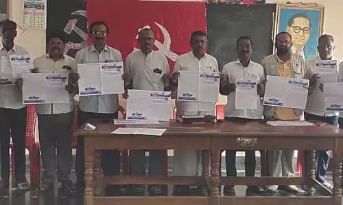 भूमि अधिग्रहण के खिलाफ अभियान: M.P. Munivenkatappa
