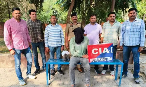 Kurukshetra में वांछित अपराधी पिस्तौल के साथ गिरफ्तार
