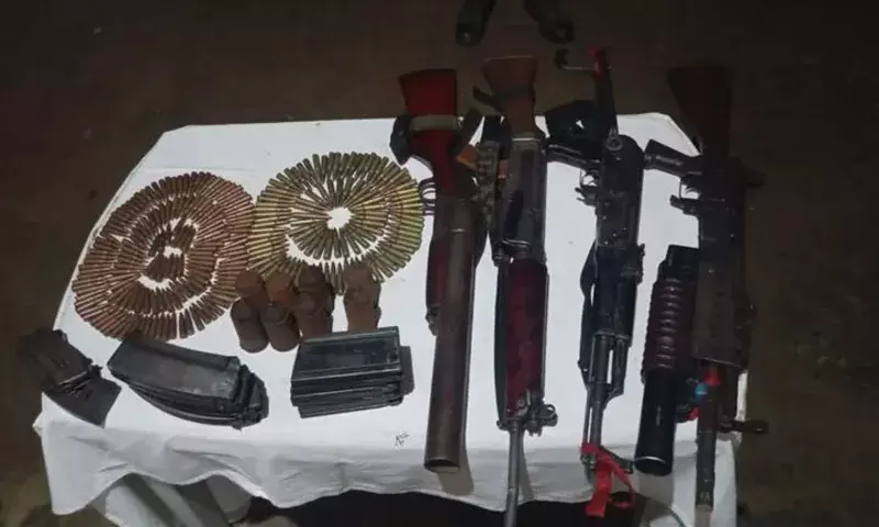 Manipur: थौबल और चुराचांदपुर में हथियारों का बड़ा जखीरा जब्त